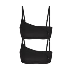 FITS EVERYBODY MATERNITY NURSING SCOOP BRALETTE 2-PACK | ONYX