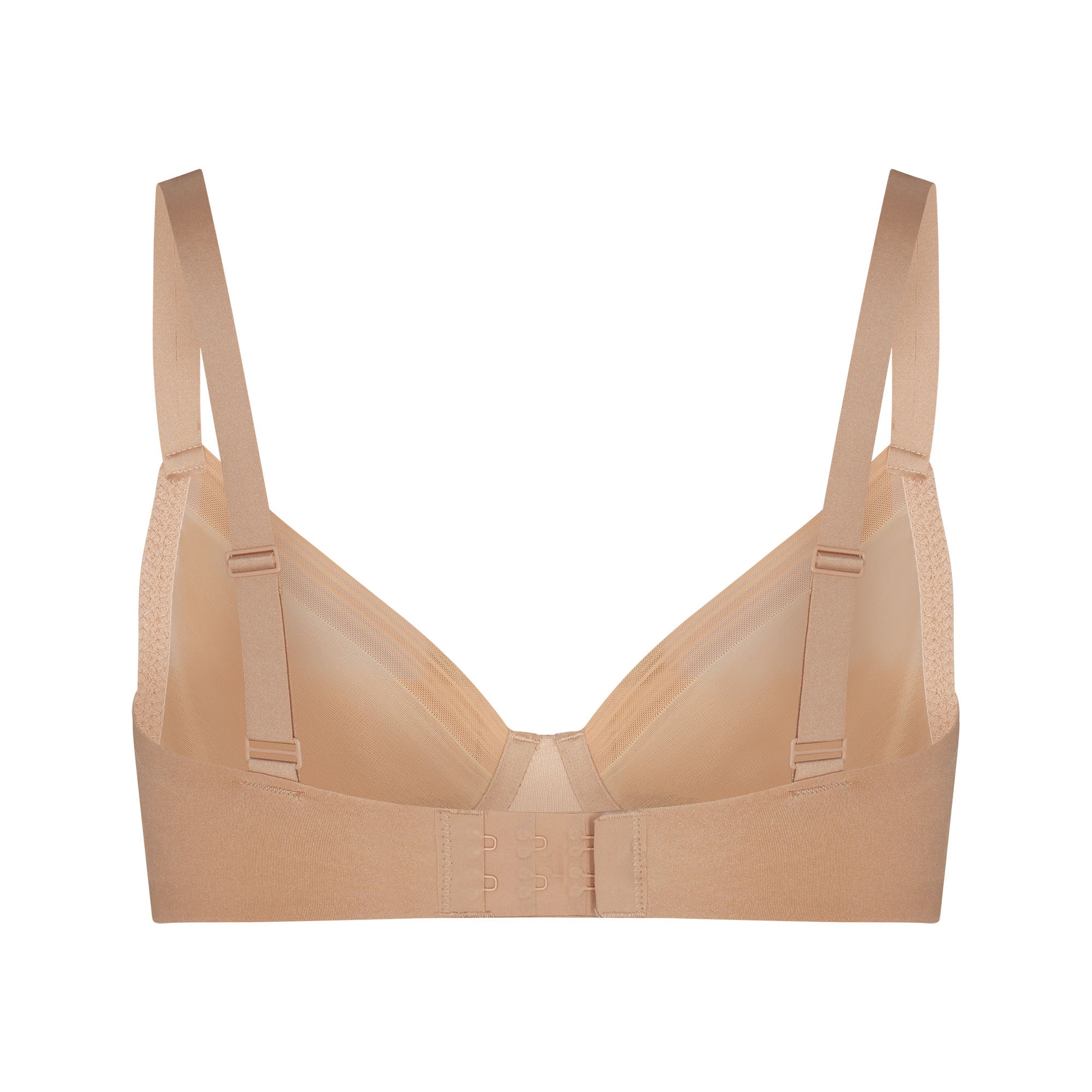 NO SHOW UNLINED DEMI BRA | CLAY