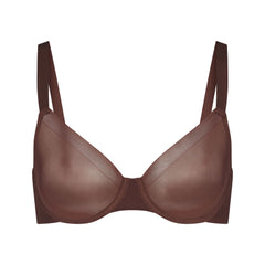 NO SHOW UNLINED DEMI BRA | COCOA