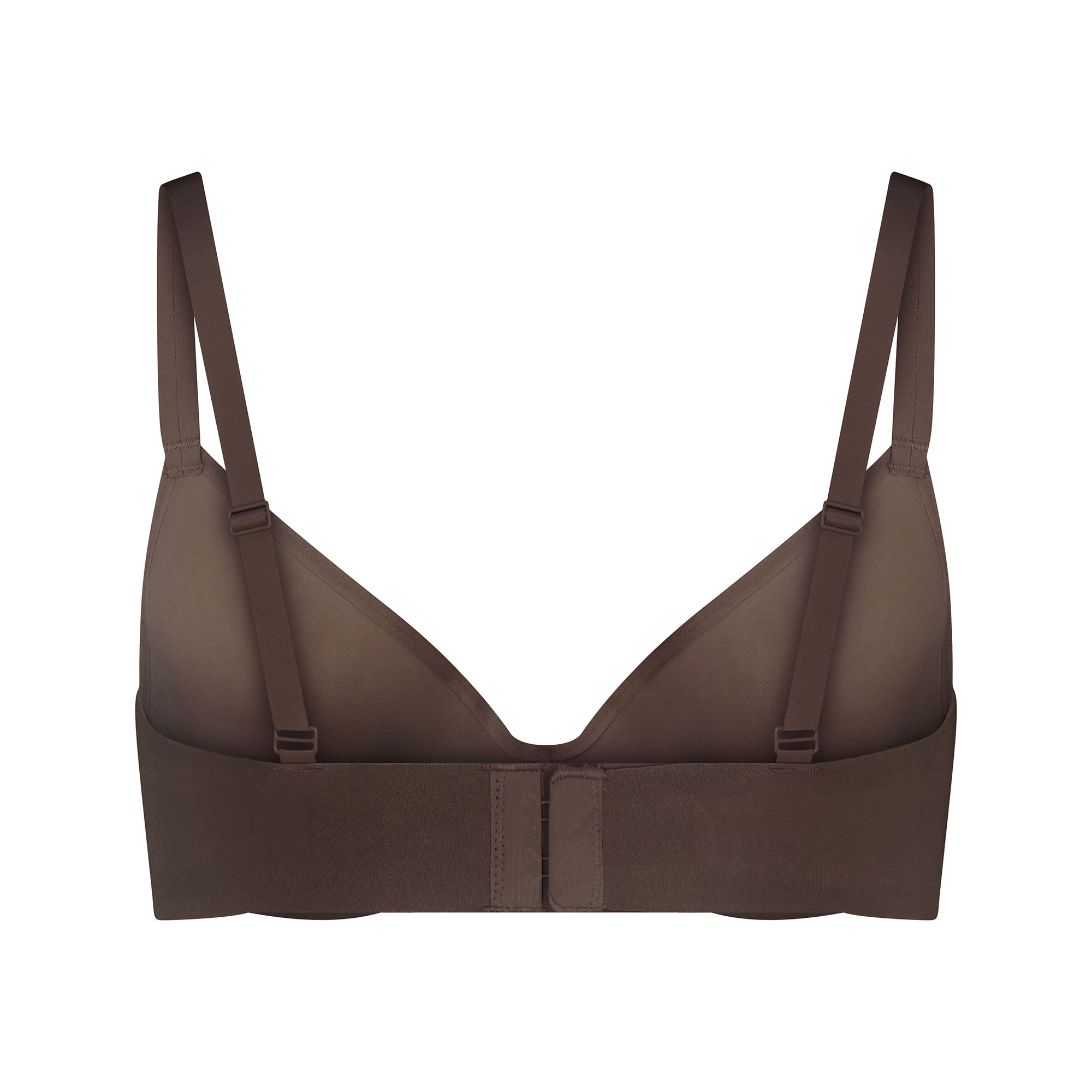 NO SHOW UNLINED DEMI BRA | ESPRESSO