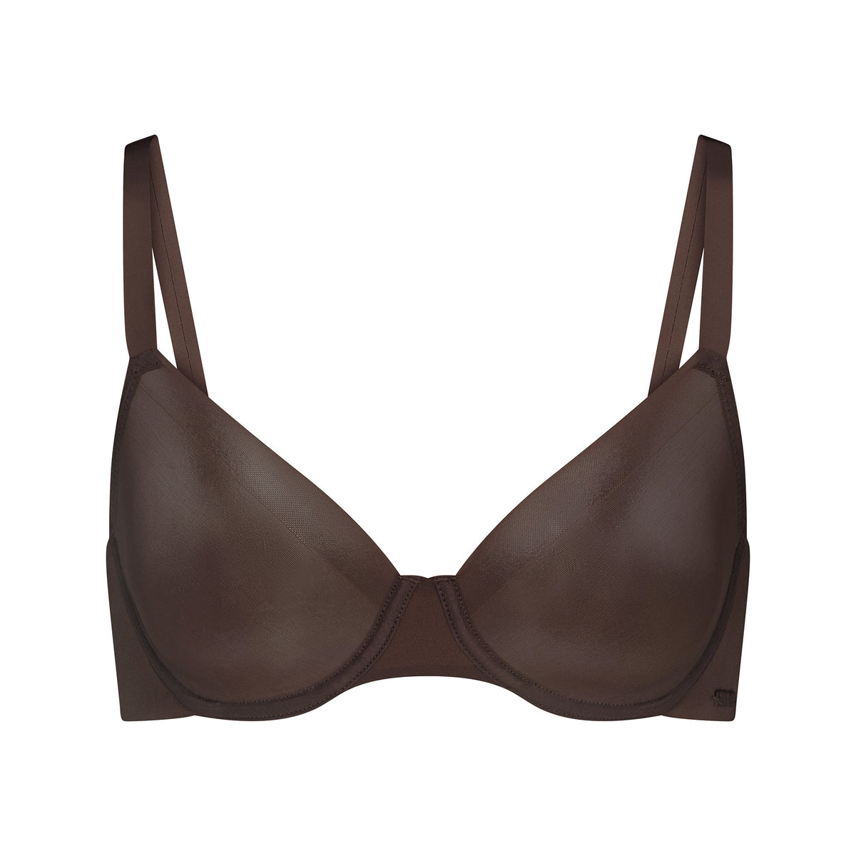 NO SHOW UNLINED DEMI BRA | ESPRESSO