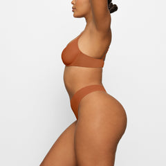 NO SHOW UNLINED DEMI BRA | BRONZE