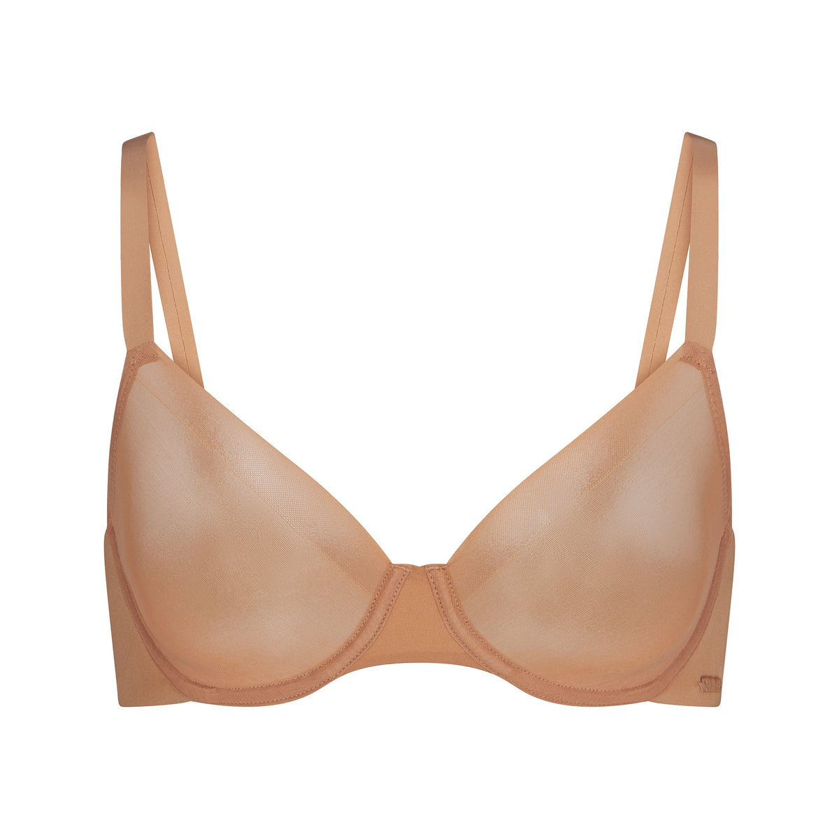 NO SHOW UNLINED DEMI BRA | OCHRE