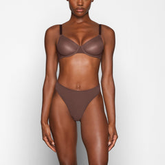 NO SHOW UNLINED DEMI BRA | COCOA