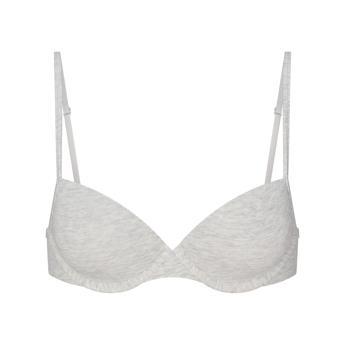 EVERYDAY COTTON T-SHIRT BRA | LIGHT HEATHER GREY