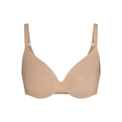 EVERYDAY COTTON FULL COVERAGE BRA | CLAY HEATHER