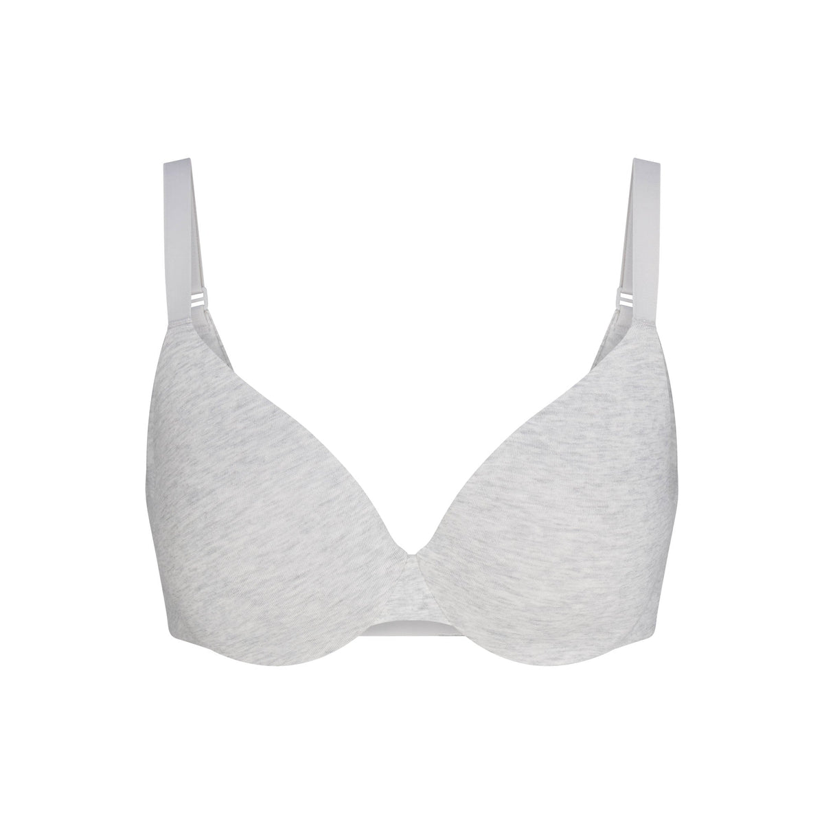 EVERYDAY COTTON FULL COVERAGE BRA | LIGHT HEATHER GREY
