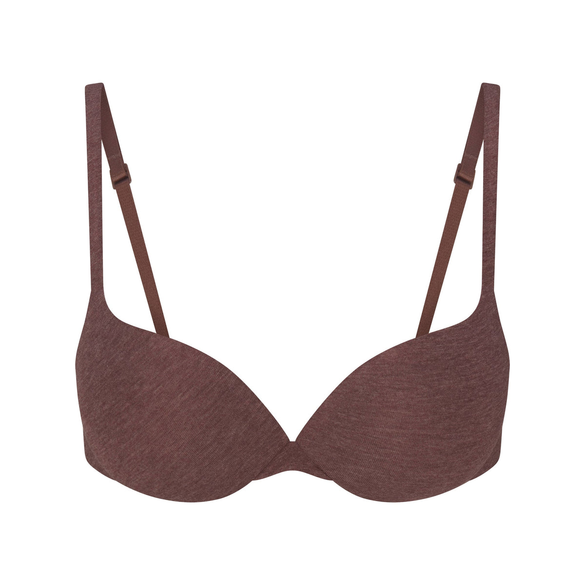 EVERYDAY COTTON ULTIMATE TEARDROP PUSH-UP BRA | COCOA HEATHER