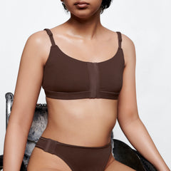 FITS EVERYBODY ADAPTIVE SCOOP BRALETTE | COCOA