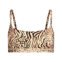FITS EVERYBODY SCOOP BRALETTE | SAND MULTI ANIMAL
