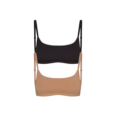 FITS EVERYBODY SCOOP BRALETTE 2-PACK | SIENNA AND ONYX