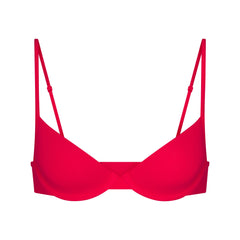EVERYDAY COTTON UNLINED DEMI BRA | CARMINE