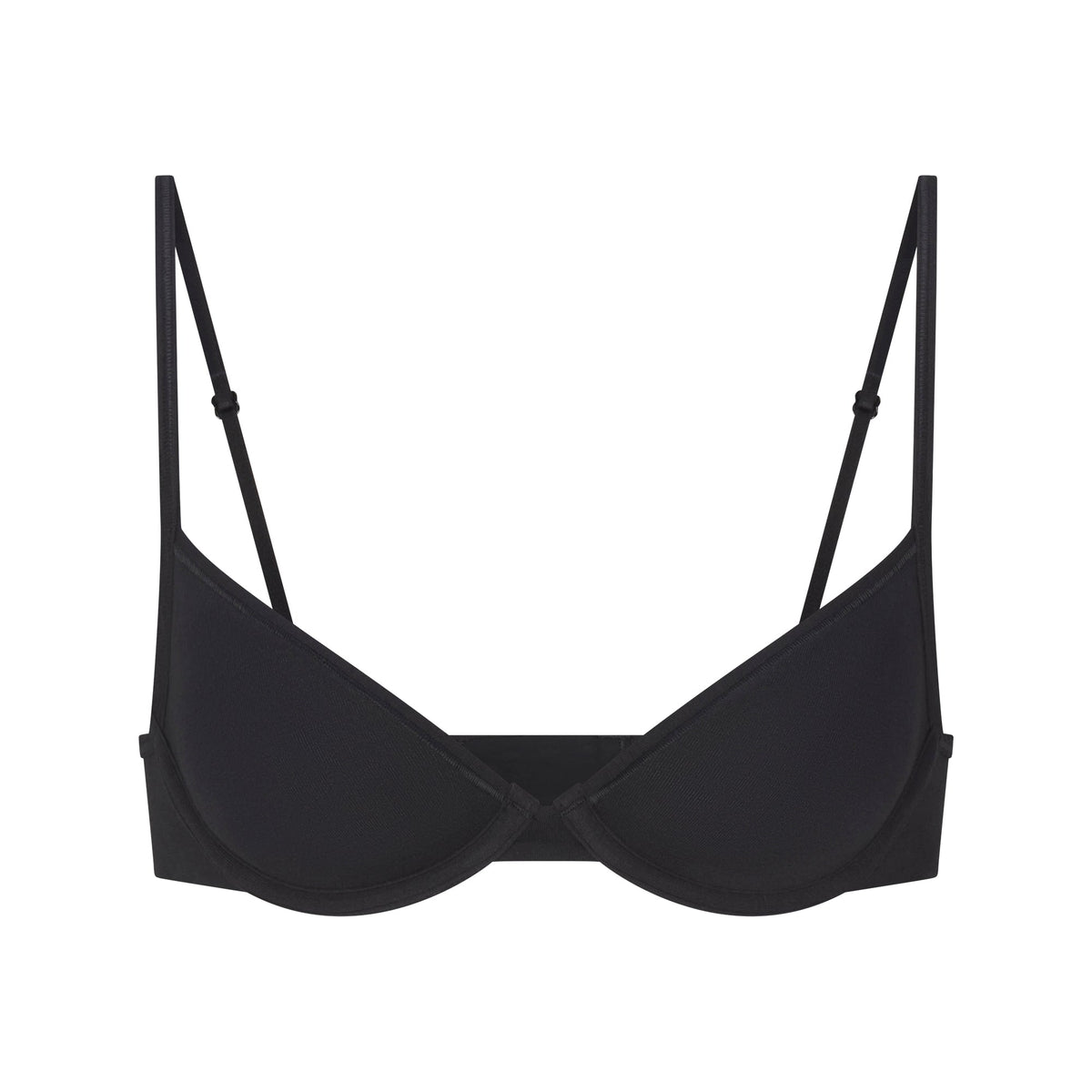 EVERYDAY COTTON UNLINED DEMI BRA | ONYX