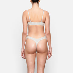 COTTON JERSEY T-SHIRT BRA | LIGHT HEATHER GREY