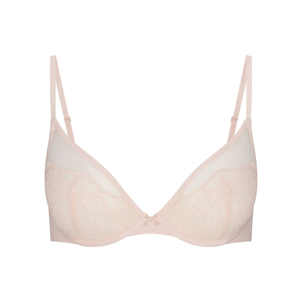 SKIMS LACE UNLINED DEMI BRA | PRIMROSE