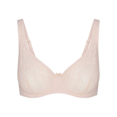 SKIMS LACE UNLINED MINIMIZER BRA | PRIMROSE