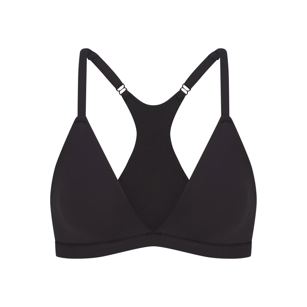 FITS EVERYBODY RACERBACK TRIANGLE BRALETTE | ONYX