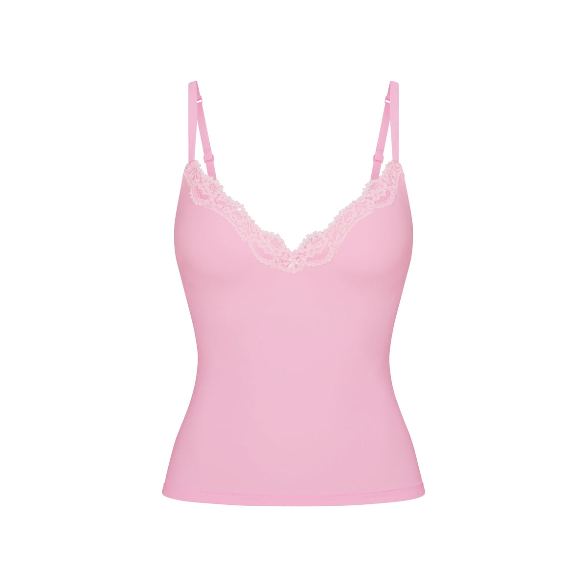 FITS EVERYBODY LACE PUSH-UP CAMI | BUBBLE GUM TONAL