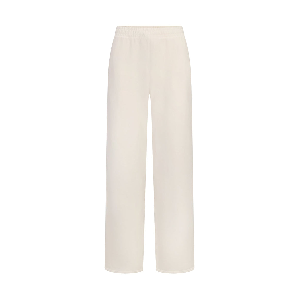 FRENCH TERRY STRAIGHT LEG PANT | ECRU