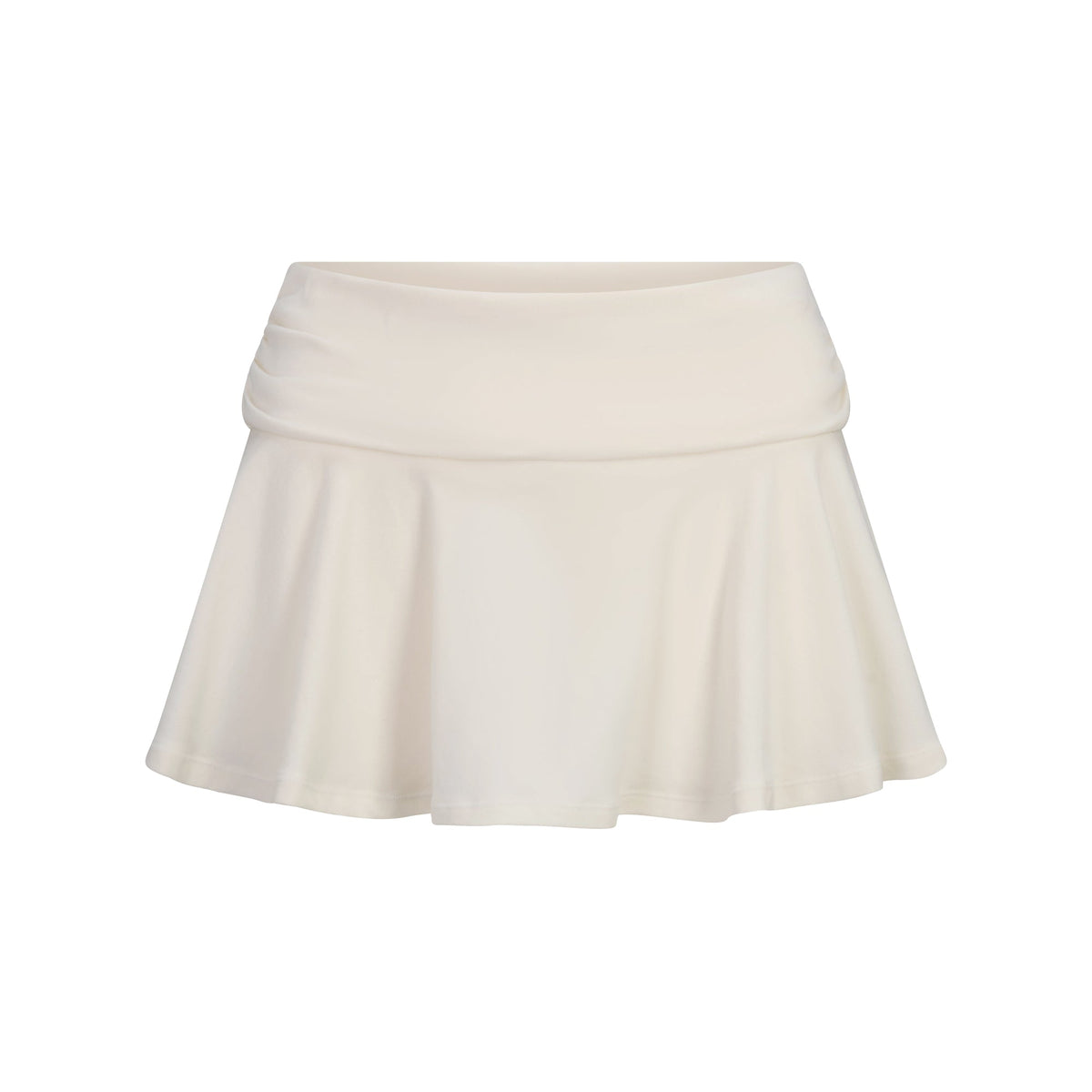 COTTON JERSEY FOLDOVER MINI SKORT | MARBLE