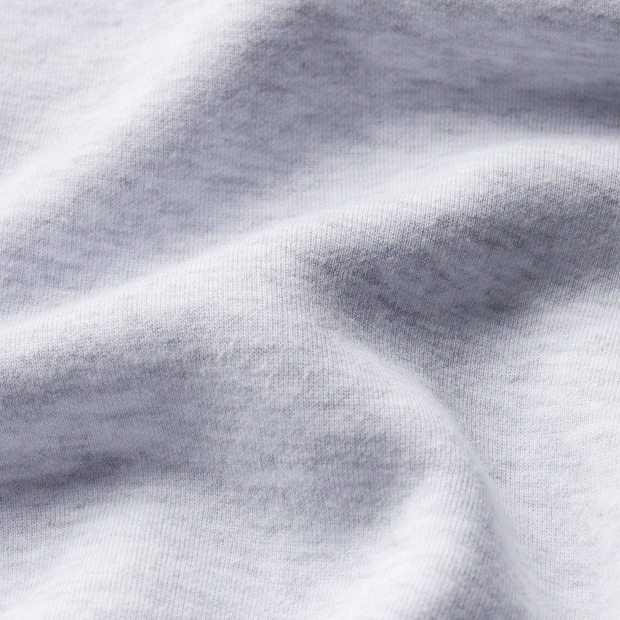 COTTON FLEECE LOGO CLASSIC CREWNECK | PLAID ARCHED LOGO PATCH
