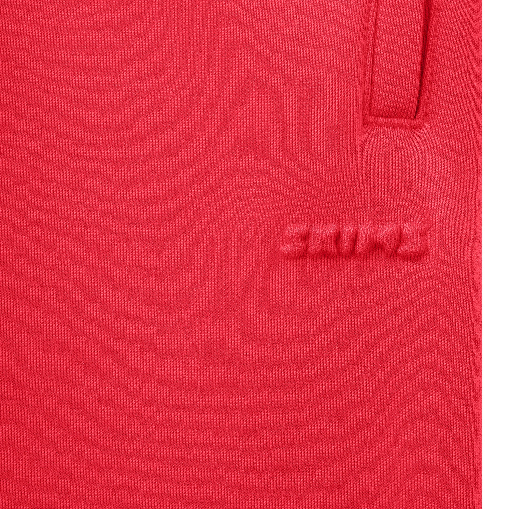 COTTON FLEECE CLASSIC STRAIGHT LEG PANT | WASHED RED