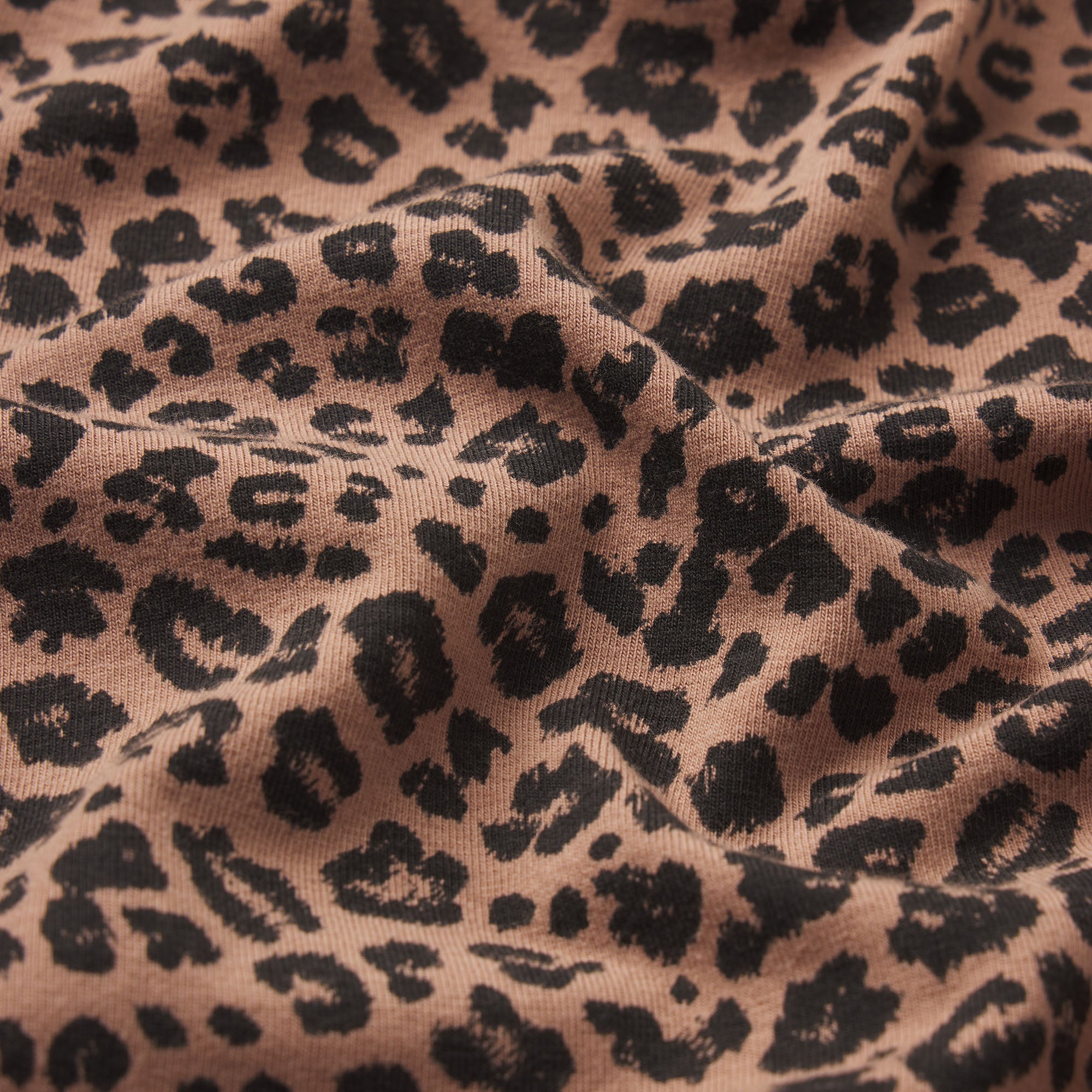 COTTON JERSEY MINI TUBE DRESS | SIENNA NATURAL LEOPARD