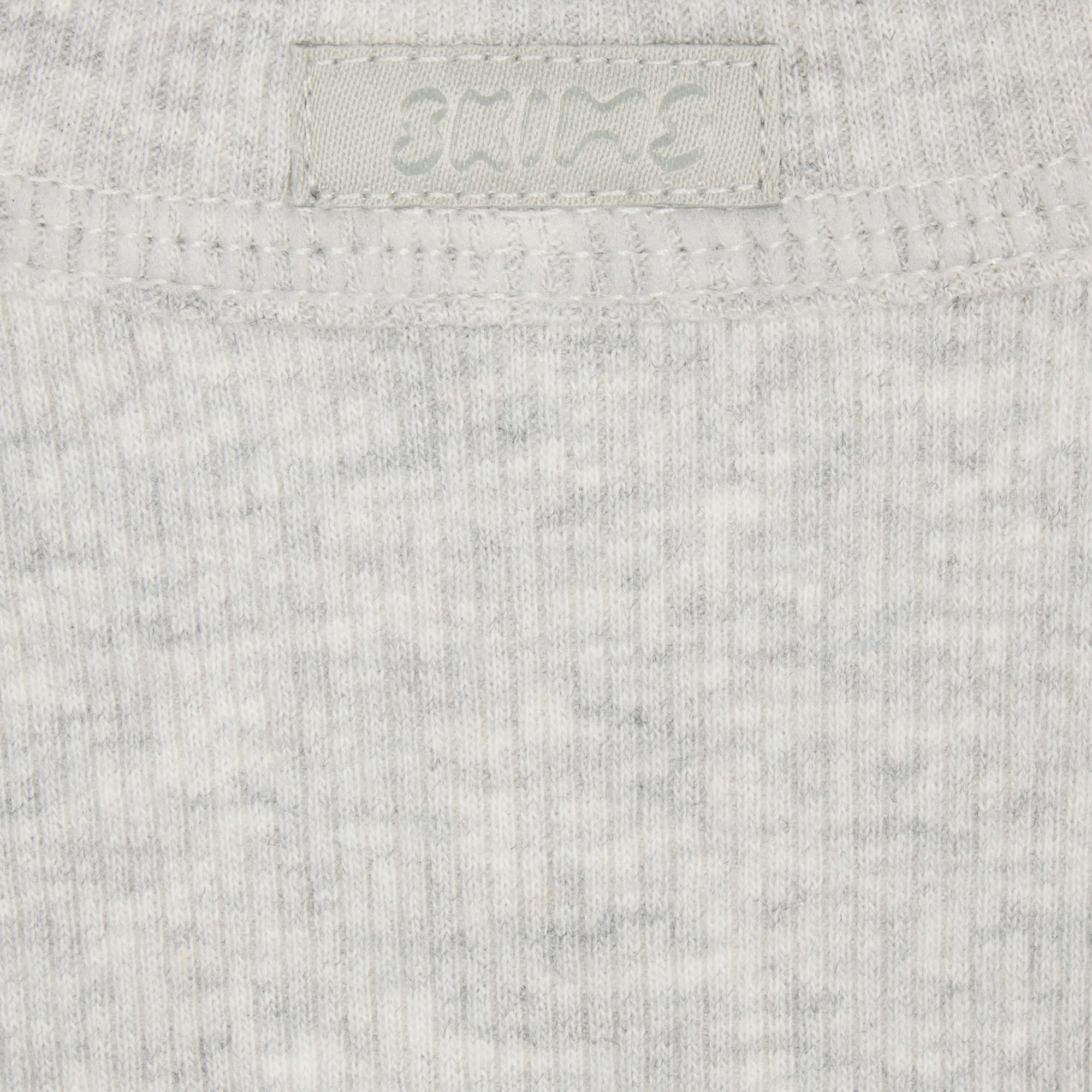 COTTON RIB SCOOP NECK TANK | LIGHT HEATHER GREY