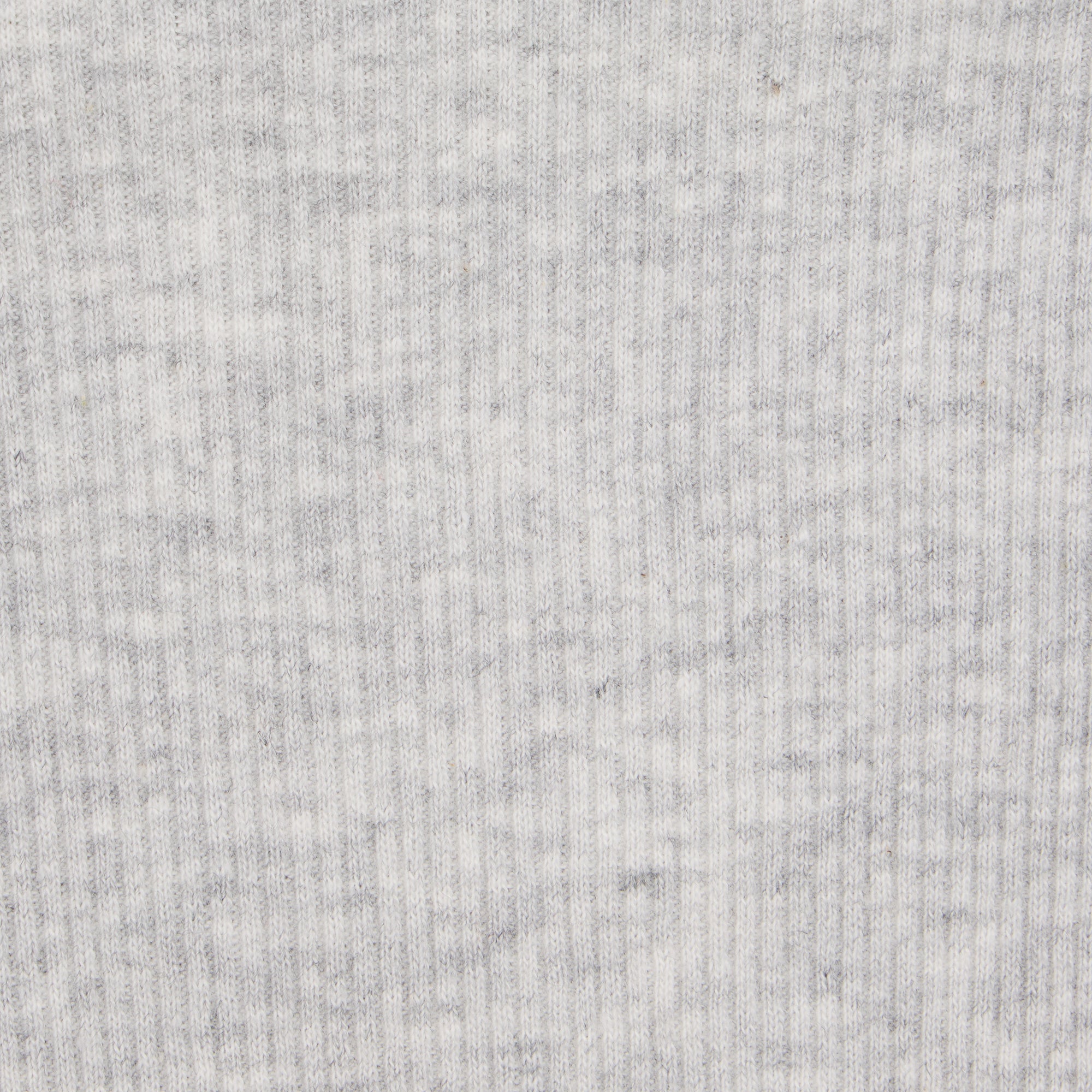 COTTON RIB T-SHIRT | LIGHT HEATHER GREY