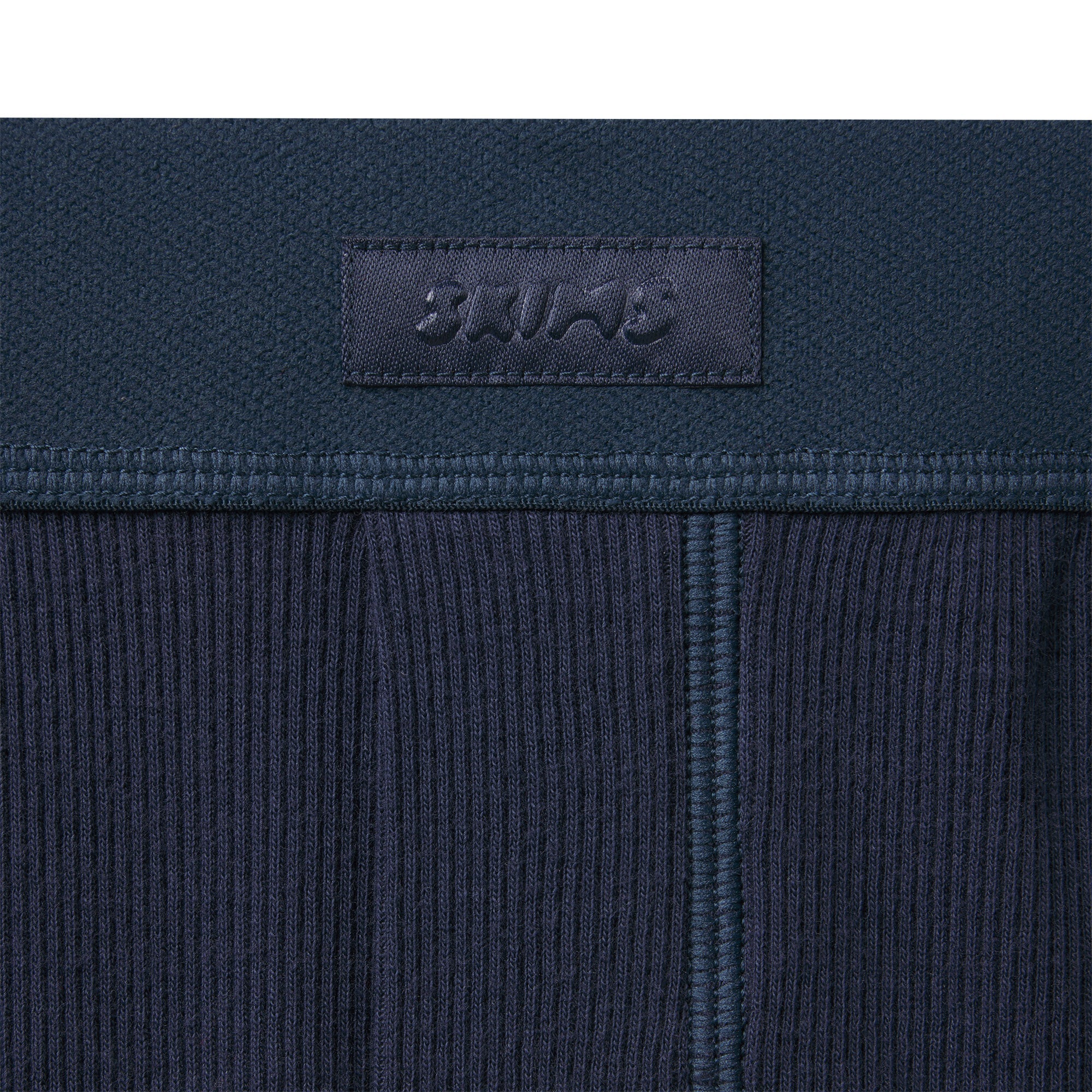 COTTON RIB LOOSE BOXER | NAVY