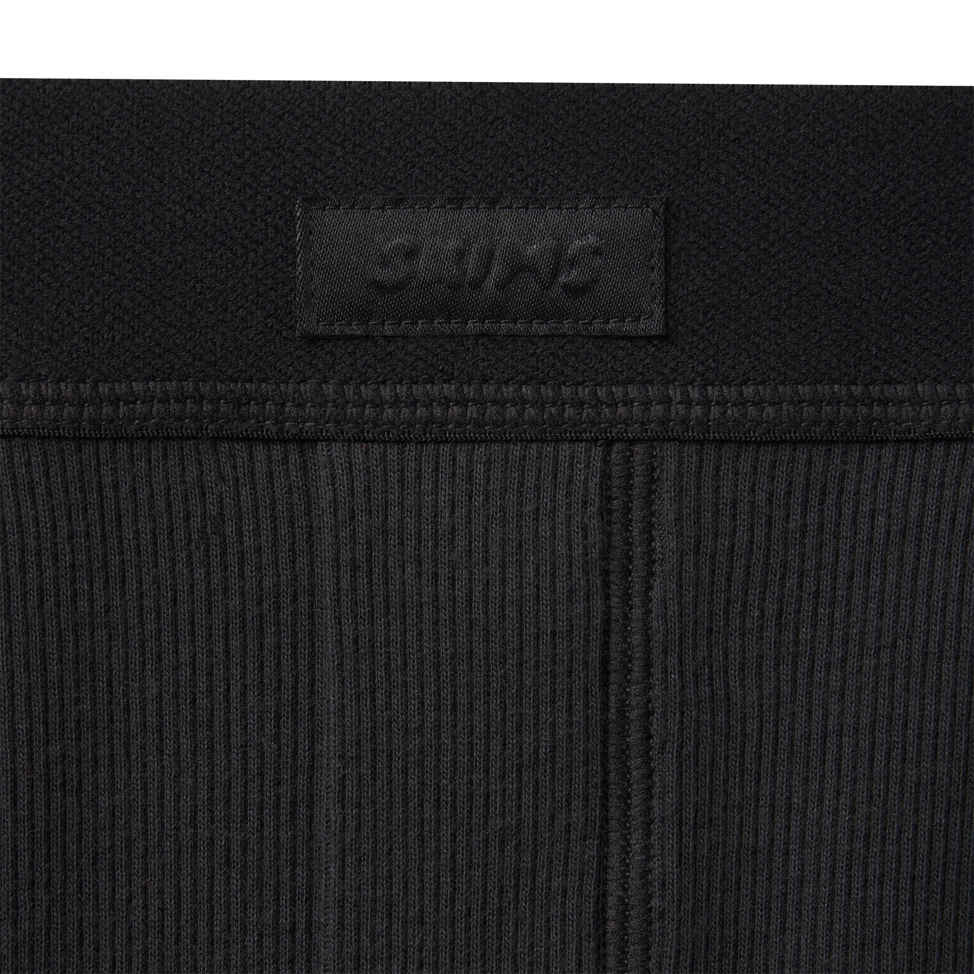 COTTON RIB LOOSE BOXER | SOOT