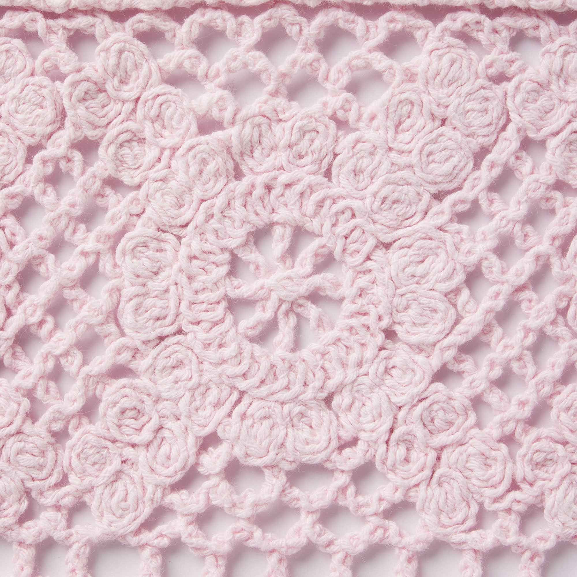 SWIM COVER-UPS CROCHET MINI TANK DRESS | CHERRY BLOSSOM