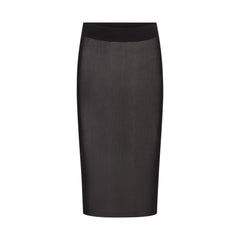 MESH COVER-UPS MIDI SKIRT | ONYX