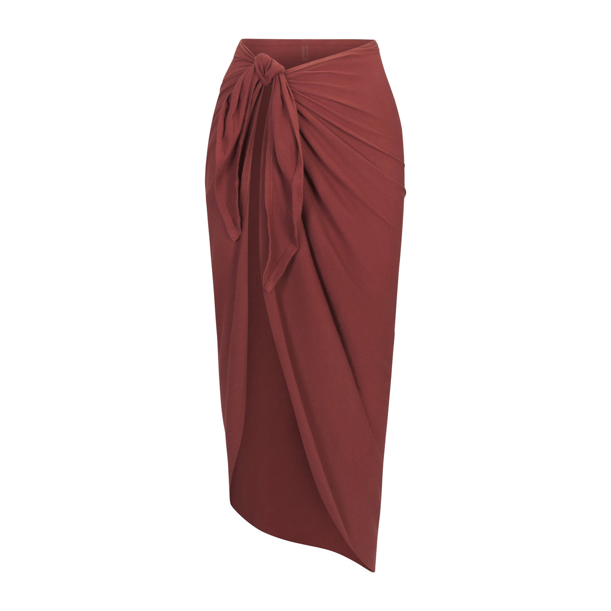 SWIM COVER-UPS COTTON TIE SARONG | HENNA