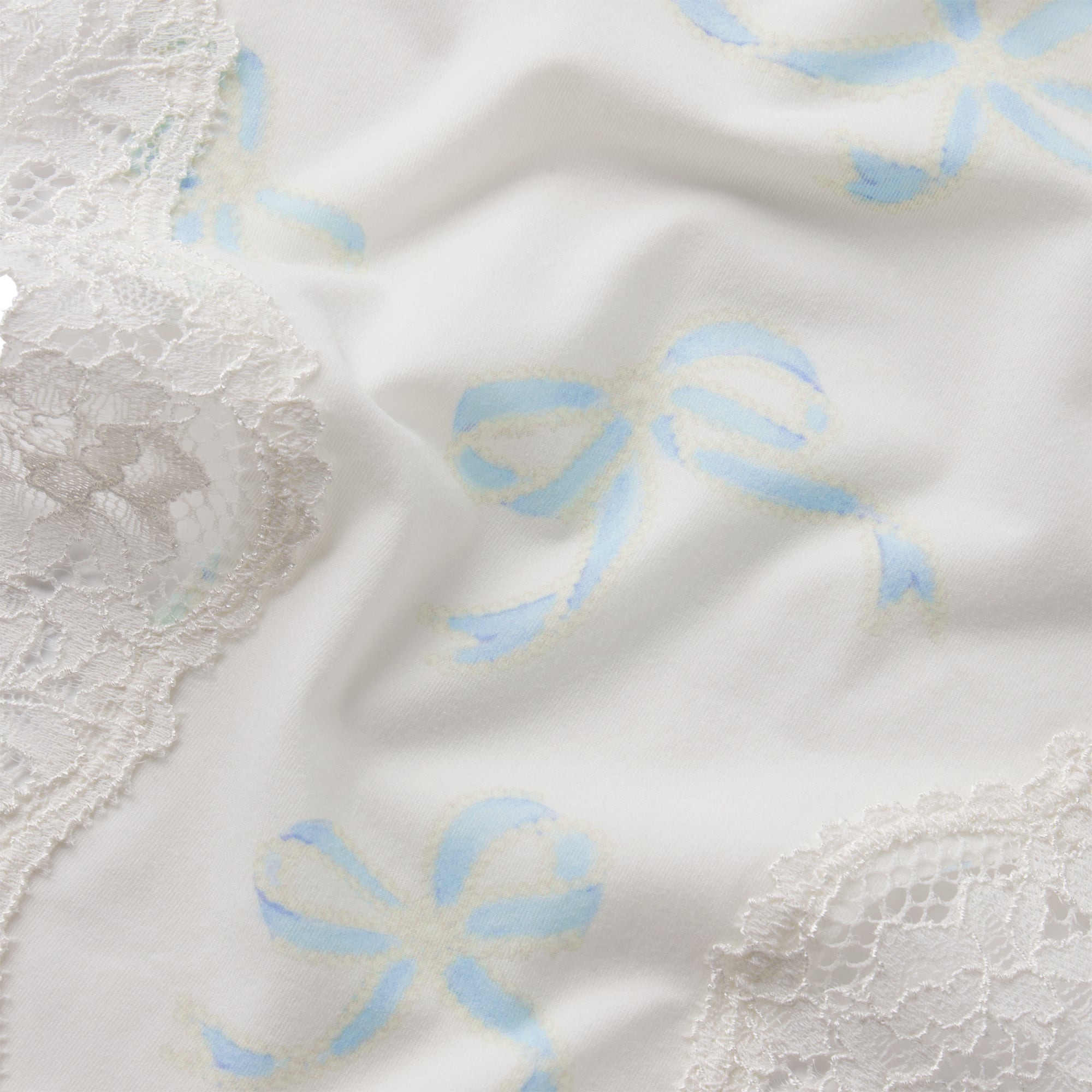 FITS EVERYBODY LACE CHEEKY TANGA 5-PACK | IVORY PEARL BOW MULTI