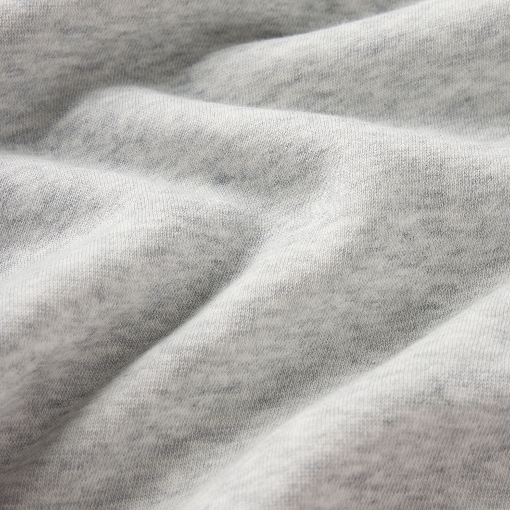 FLEECE LOUNGE MENS RELAXED LONG SHORT | LIGHT HEATHER GREY