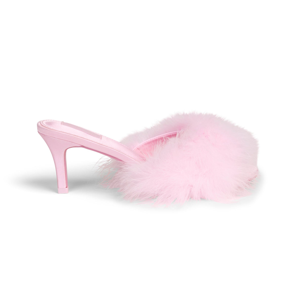 FEATHER KITTEN HEEL | CHERRY BLOSSOM