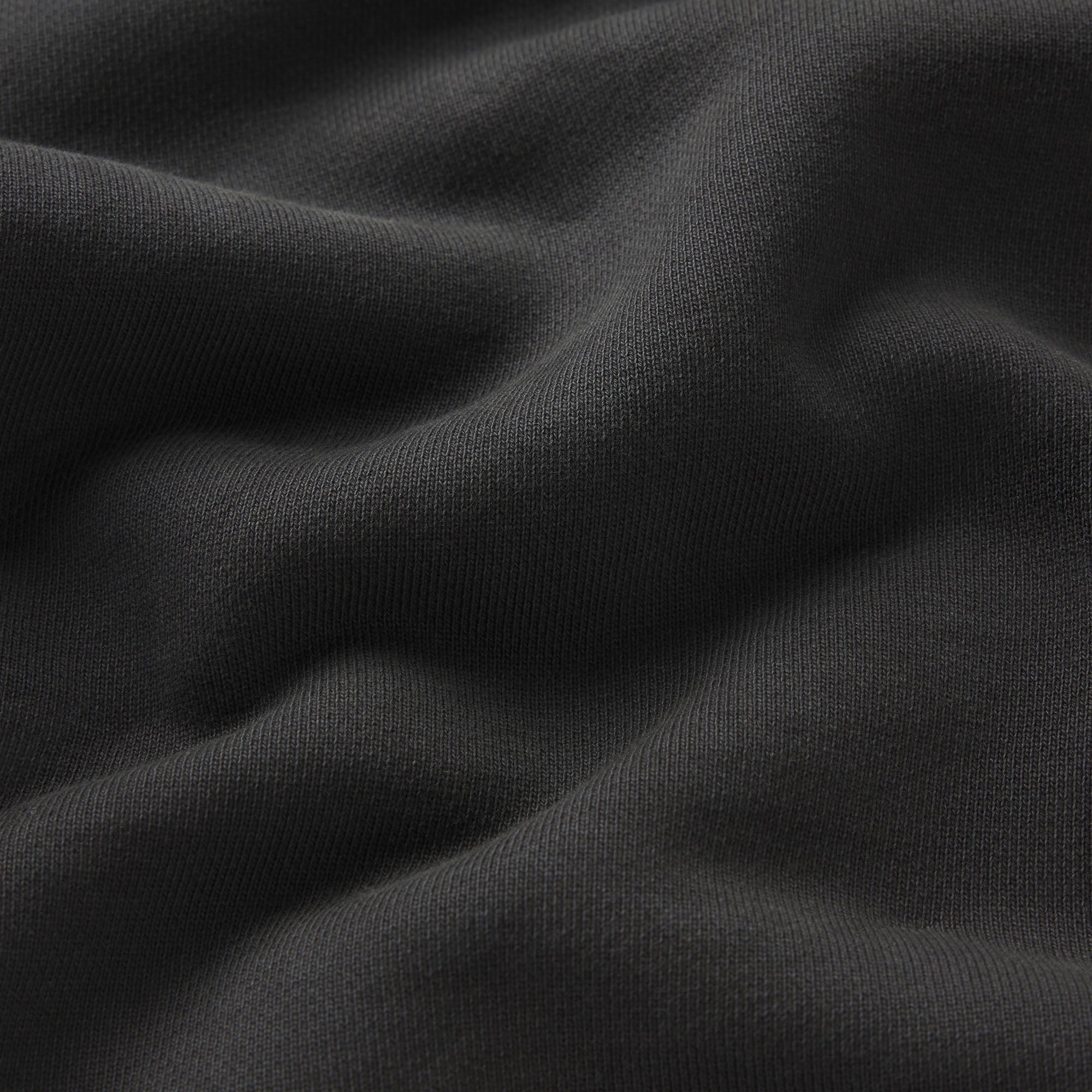 HEAVYWEIGHT FLEECE ZIP UP HOODIE | WASHED ONYX