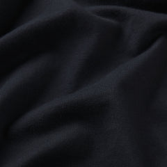 HEAVYWEIGHT COTTON MENS RELAXED CROPPED CREWNECK | OBSIDIAN