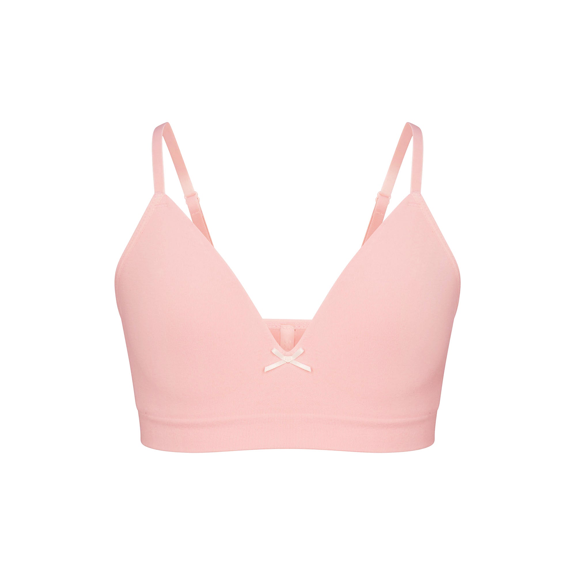 COTTON SEAMLESS JUNIORS TRAINING BRA 2-PACK | MARBLE AND BALLET