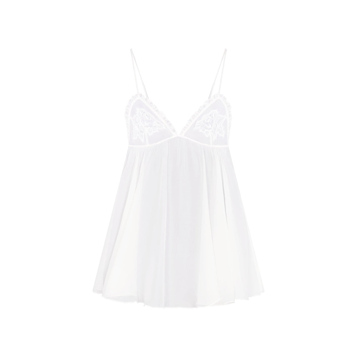 SKIMS ROMANCE BABYDOLL DRESS | IVORY