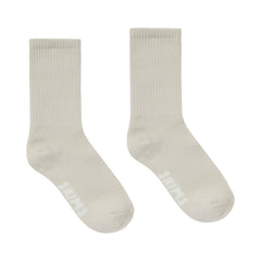 RIBBED CREW SOCK | BONE