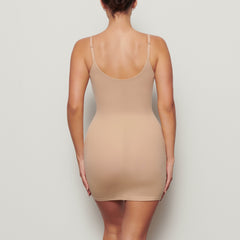 FITS EVERYBODY SLIP DRESS | CLAY