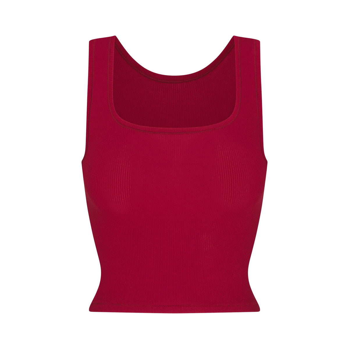 COTTON RIB TANK | BRICK