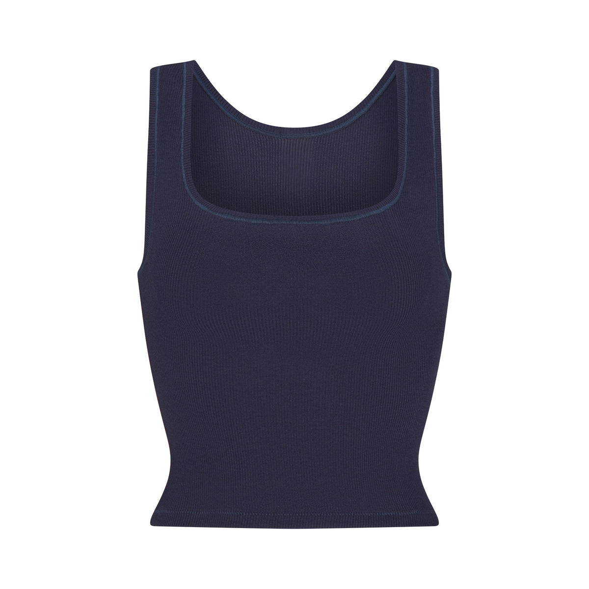 COTTON RIB TANK | NAVY