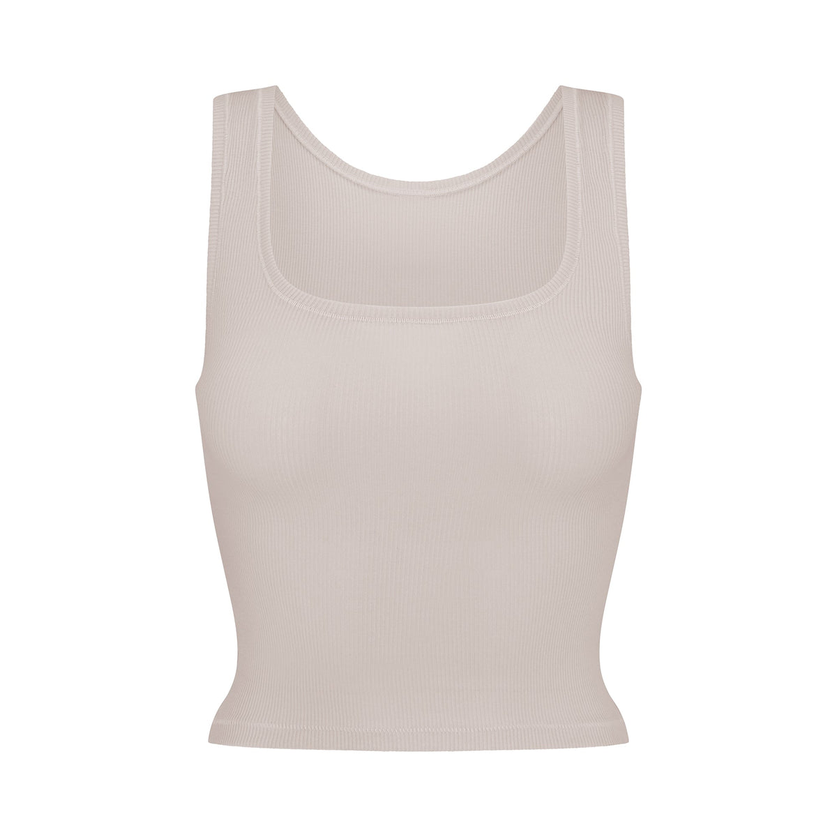 COTTON RIB TANK | STONE