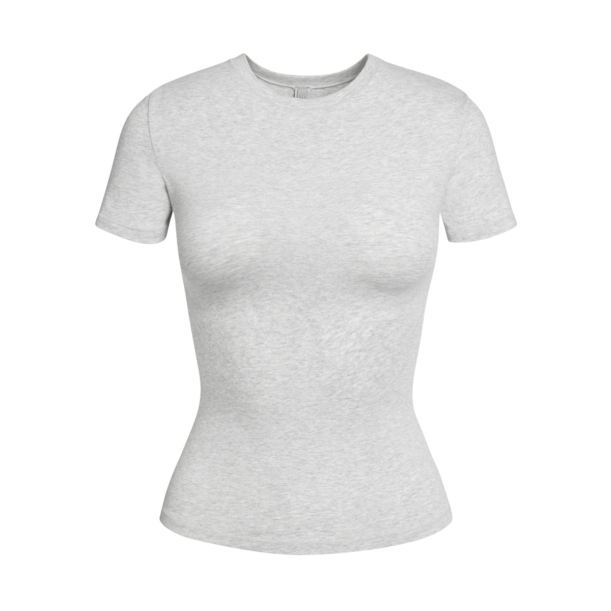 COTTON JERSEY T-SHIRT | LIGHT HEATHER GREY