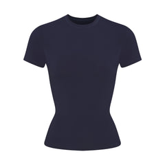 COTTON JERSEY T-SHIRT | NAVY