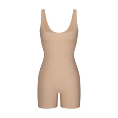 COOL SHAPEWEAR MID THIGH BODYSUIT | CLAY