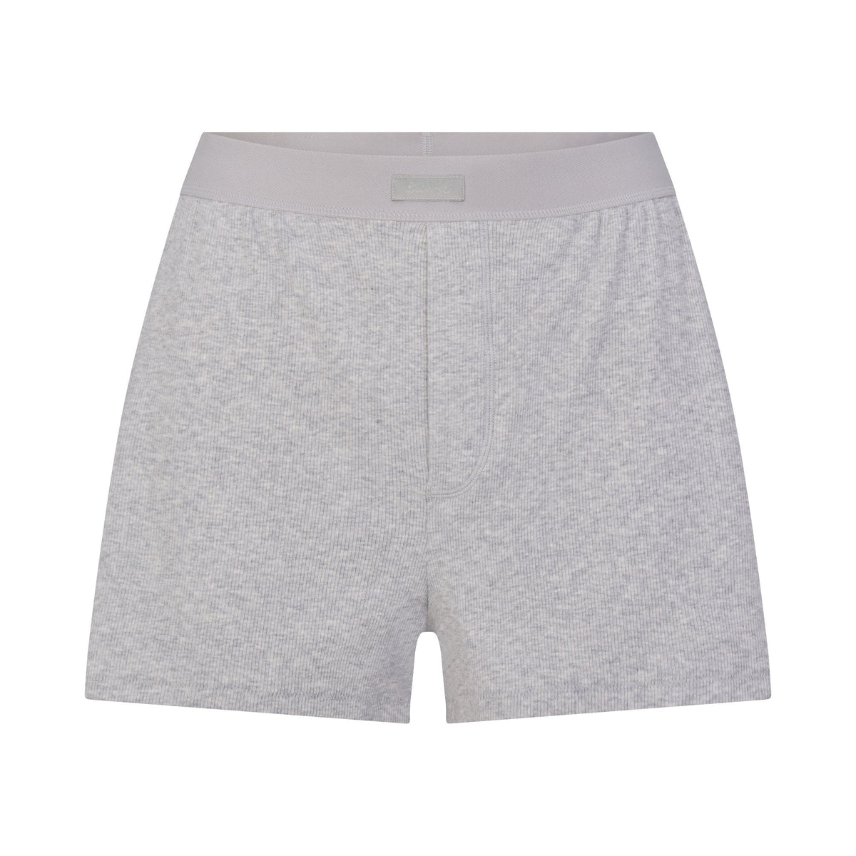 COTTON RIB LOOSE BOXER | LIGHT HEATHER GREY